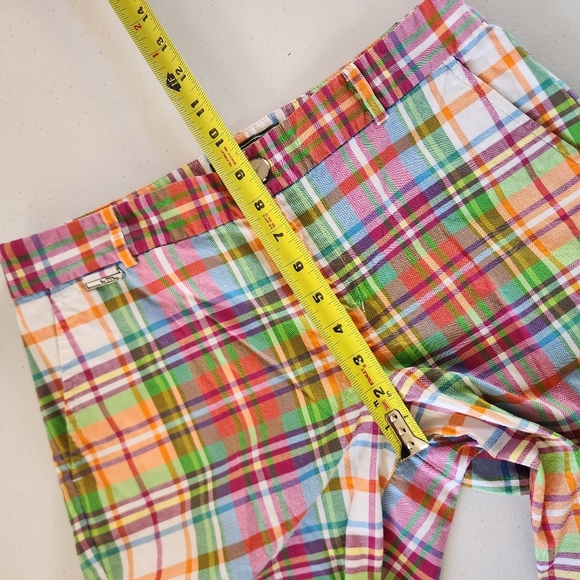 Polo Ralph Lauren Women's Plaid Bermuda Shorts High Rise Stretch Golf Size 4 - Picture 6 of 9